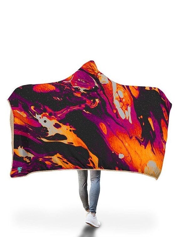 Alone in Kyoto Hooded Blanket Hooded Blanket Electro Threads 