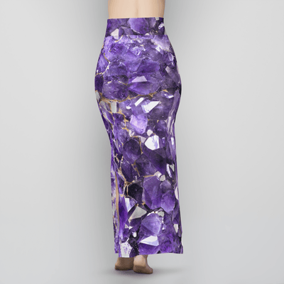 Amethyst Aura Maxi Skirt Electro Threads