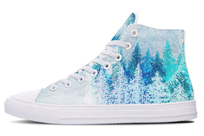 Among The Pines Mandala High Top Shoes Hightops YWF Women's Hightops White Sole US 5 / EU35.5