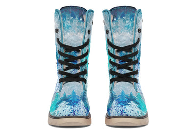 Among The Pines Mandala Moon Boots Polarboots Electro Threads