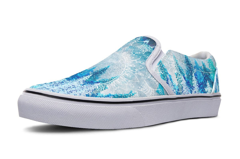 Among the Pines Mandala Slip on Shoes Slipons YWF 