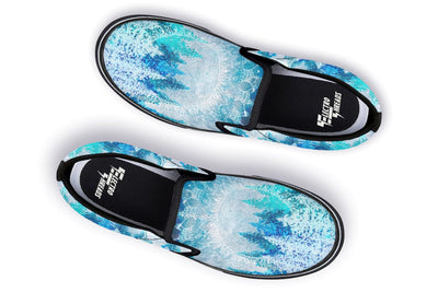 Among the Pines Mandala Slip on Shoes Slipons YWF