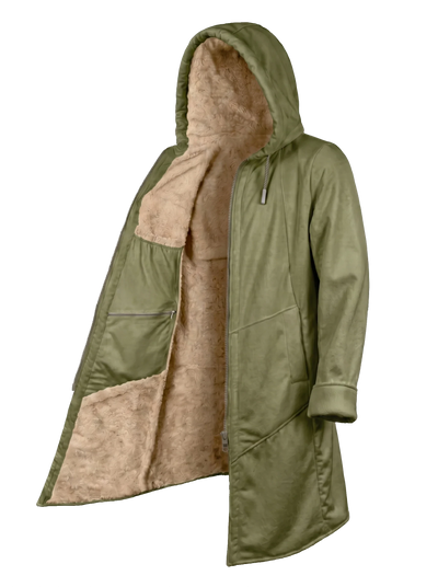 Army Green Cyber Cloak Hooded pullover Electro Threads