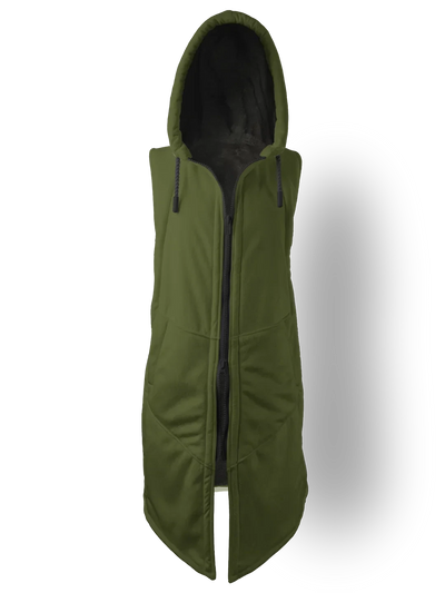 Army Green Cyber Cloak Hooded pullover Electro Threads
