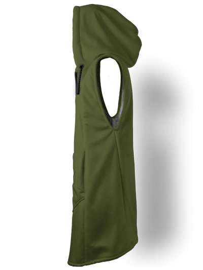 Army Green Cyber Cloak Hooded pullover Electro Threads