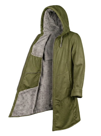 Army Green Cyber Cloak Hooded pullover Electro Threads