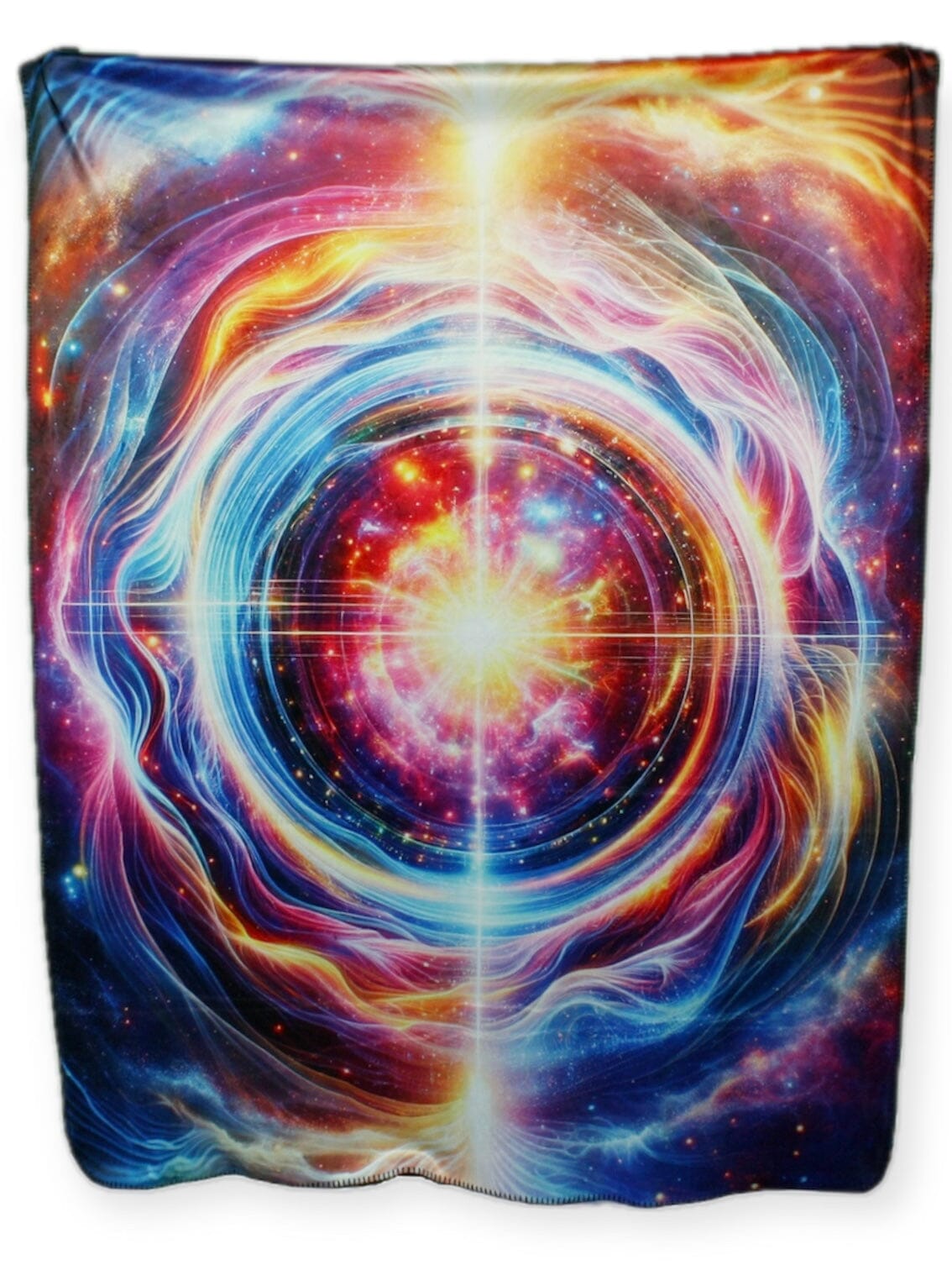 Astral Portal Black Sherpa Blanket Blanket JTV 