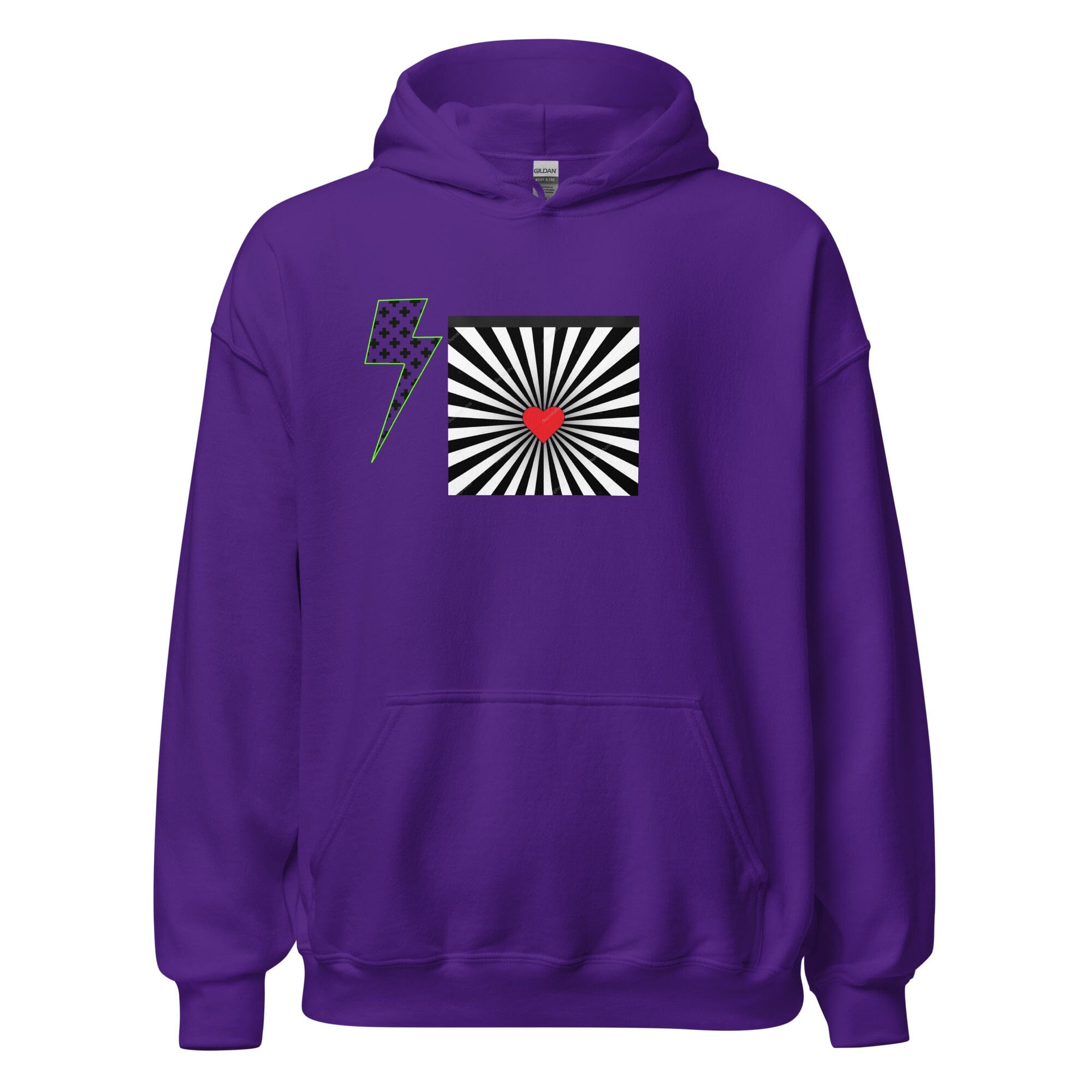 ⚡️ Between her thighs unisex hoodie ⚡️ Electro Threads Purple S 