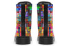 Blotter Fuzz Combat Boots Boots Electro Threads