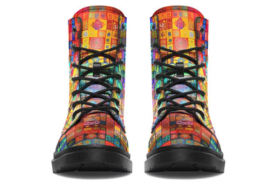 Blotter Fuzz Combat Boots Boots Electro Threads