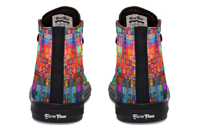 Blotter Fuzz High Top Shoes Hightops Electro Threads