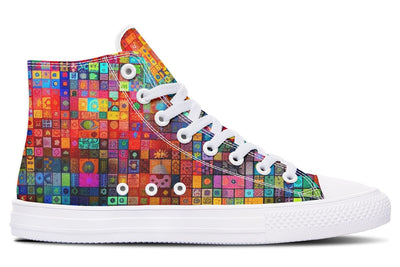 Blotter Fuzz High Top Shoes Hightops Electro Threads