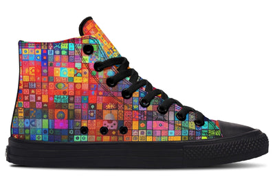 Blotter Fuzz High Top Shoes Hightops Electro Threads