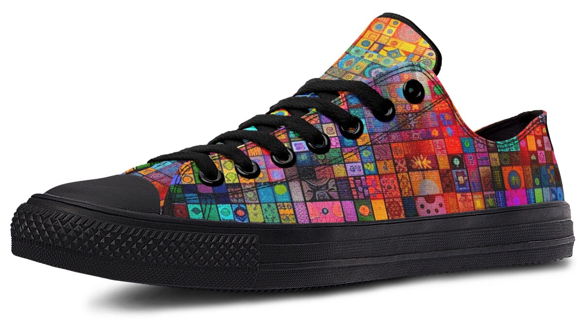 Blotter Fuzz Low Top Shoes Lowtops Electro Threads 