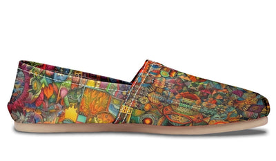 Blotter Patch Art Casual Slip on Shoes Casualshoes Electro Threads