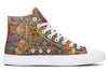 Blotter Patch Art High Top Shoes Hightops Electro Threads