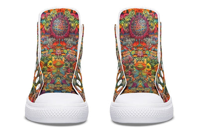 Blotter Patch Art High Top Shoes Hightops Electro Threads