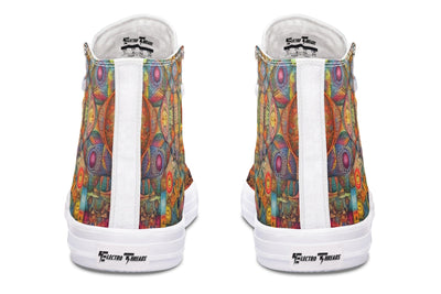 Blotter Patch Art High Top Shoes Hightops Electro Threads