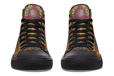 Blotter Patch Art High Top Shoes Hightops Electro Threads