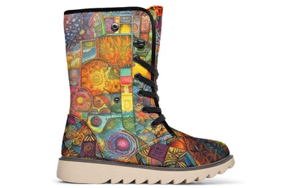 Blotter Patch Art Moon Boots Polarboots Electro Threads