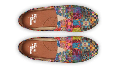 Blotter Patch Fuzz Casual Slip on Shoes Casualshoes Electro Threads