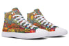 Blotter Patch Fuzz High Top Shoes Hightops Electro Threads