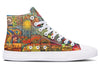 Blotter Patch Fuzz High Top Shoes Hightops Electro Threads