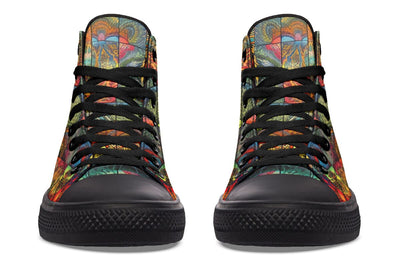 Blotter Patch Fuzz High Top Shoes Hightops Electro Threads