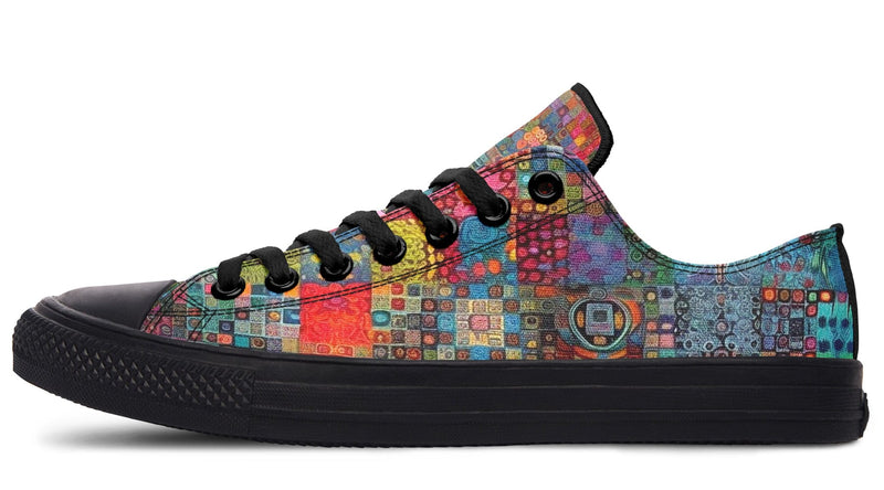 Blotter Patch Fuzz Low Top Shoes Lowtops Electro Threads 