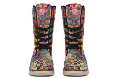 Blotter Patch Fuzz Moon Boots Polarboots Electro Threads