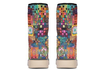 Blotter Patch Fuzz Moon Boots Polarboots Electro Threads