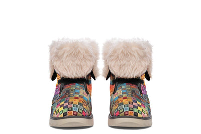 Blotter Patch Fuzz Moon Boots Polarboots Electro Threads