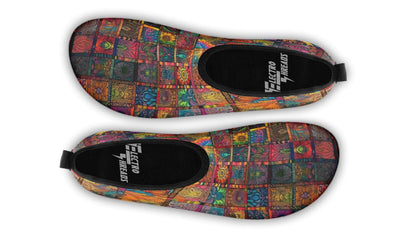 Blotter Quilt Barefoot Shoes Aquabarefootshoes Electro Threads