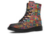 Blotter Quilt Combat Boots Boots Electro Threads