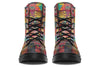 Blotter Quilt Combat Boots Boots Electro Threads