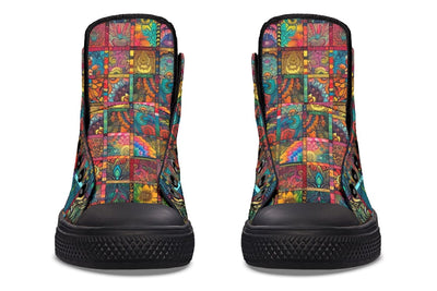 Blotter Quilt High Top Shoes Hightops Electro Threads