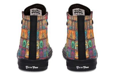 Blotter Quilt High Top Shoes Hightops Electro Threads