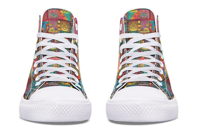 Blotter Quilt High Top Shoes Hightops Electro Threads