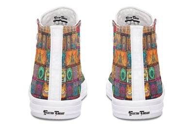 Blotter Quilt High Top Shoes Hightops Electro Threads