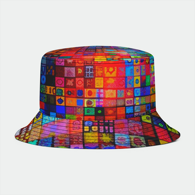 BLOTTERED 60s Bucket Hat Electro Threads