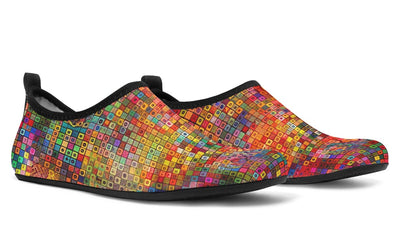 Blottered Grid Barefoot Shoes Aquabarefootshoes Electro Threads