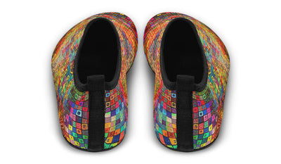 Blottered Grid Barefoot Shoes Aquabarefootshoes Electro Threads