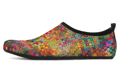 Blottered Grid Barefoot Shoes Aquabarefootshoes Electro Threads