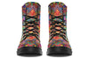 Blottered Grid Combat Boots Boots Electro Threads