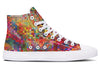 Blottered Grid High Top Shoes Hightops Electro Threads