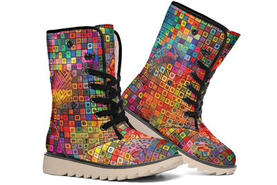 Blottered Grid Moon Boots Polarboots Electro Threads