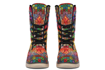 Blottered Grid Moon Boots Polarboots Electro Threads