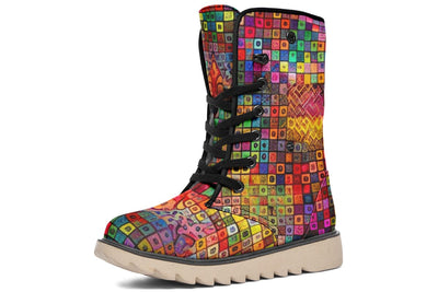 Blottered Grid Moon Boots Polarboots Electro Threads