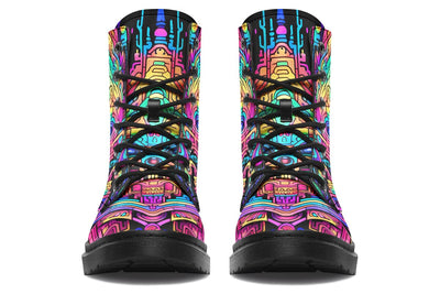 Candyface Combat Boots Boots Electro Threads