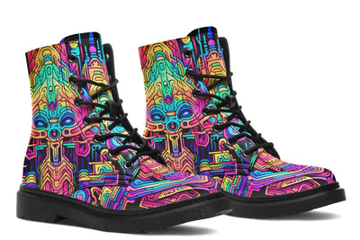 Candyface Combat Boots Boots Electro Threads